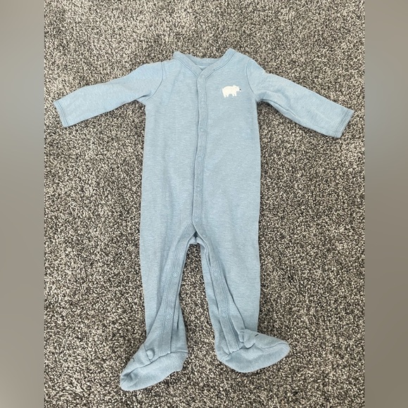 9 Months Carter’s Infant/Baby Button Up Footie PJ Bundle - Picture 6 of 15